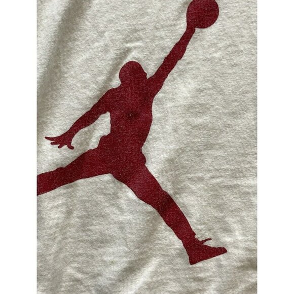 Michael Jordan Air Jordan w/ Tennis shoe Logo White Tshirt Mens XL HTF - Picture 7 of 12